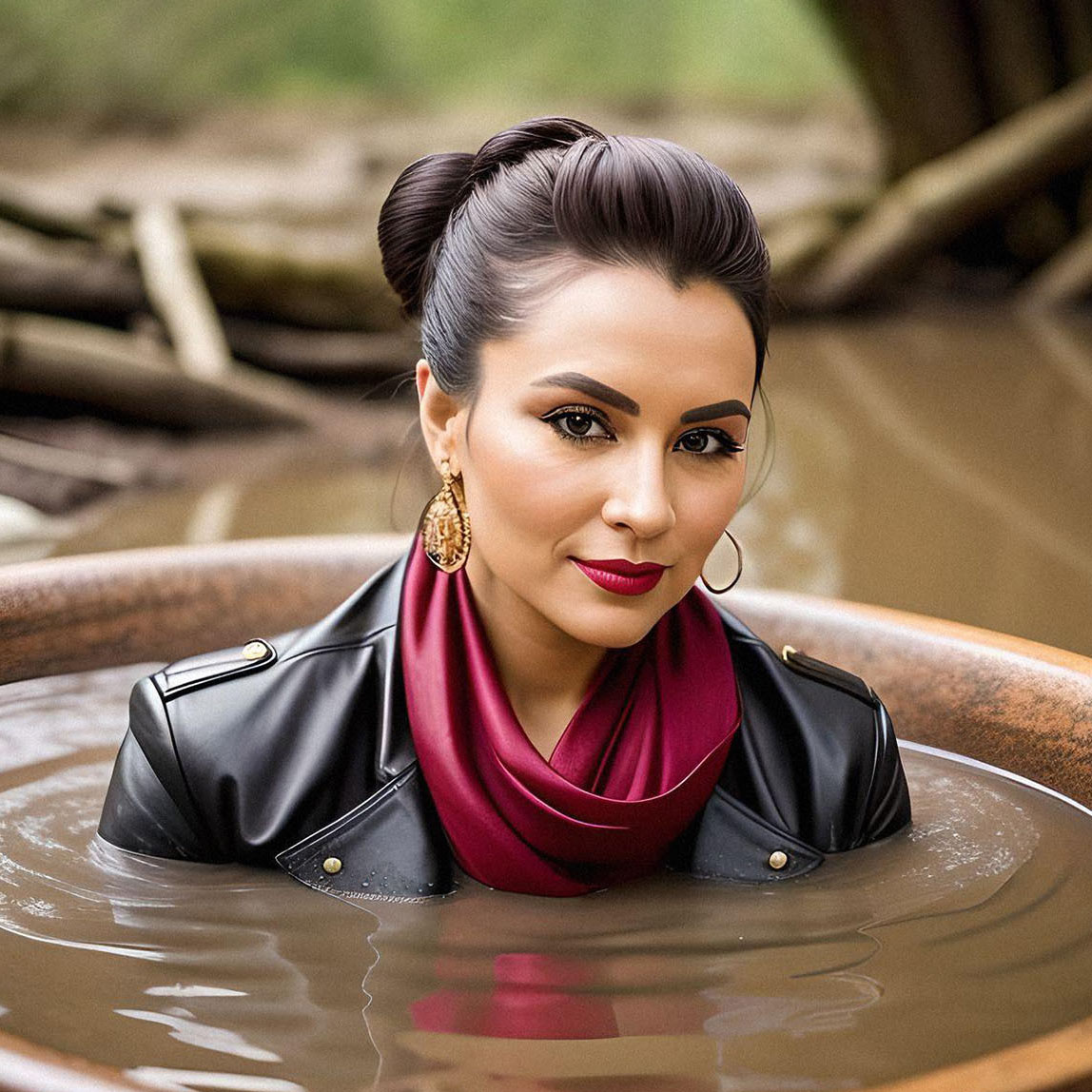 Charming ladies in murky waters